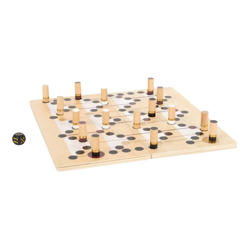 Small Foot Games Ludo și Șerpi și Scări, ediția aurie
