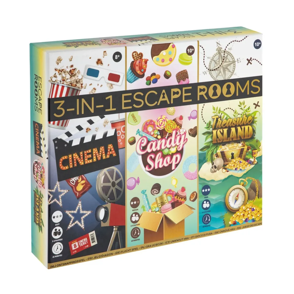 Joc Moxy Escape Room, 3 în 1