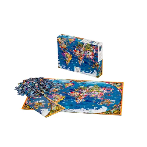 Puzzle mitologic cu hartă, 1000 buc.