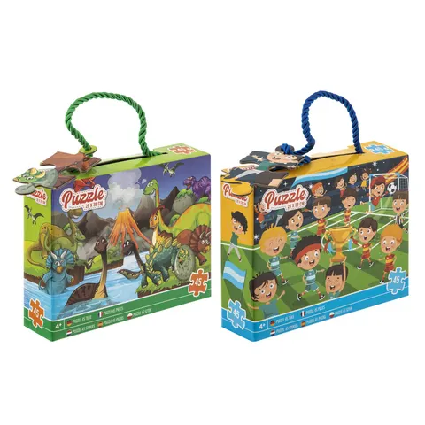 Puzzle Moxy pentru băieți, 39 x 29 cm, 45 piese, asortat, 48 buc.