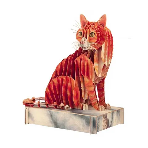Puzzle 3D Gespaensterwald Pisică, 30 cm