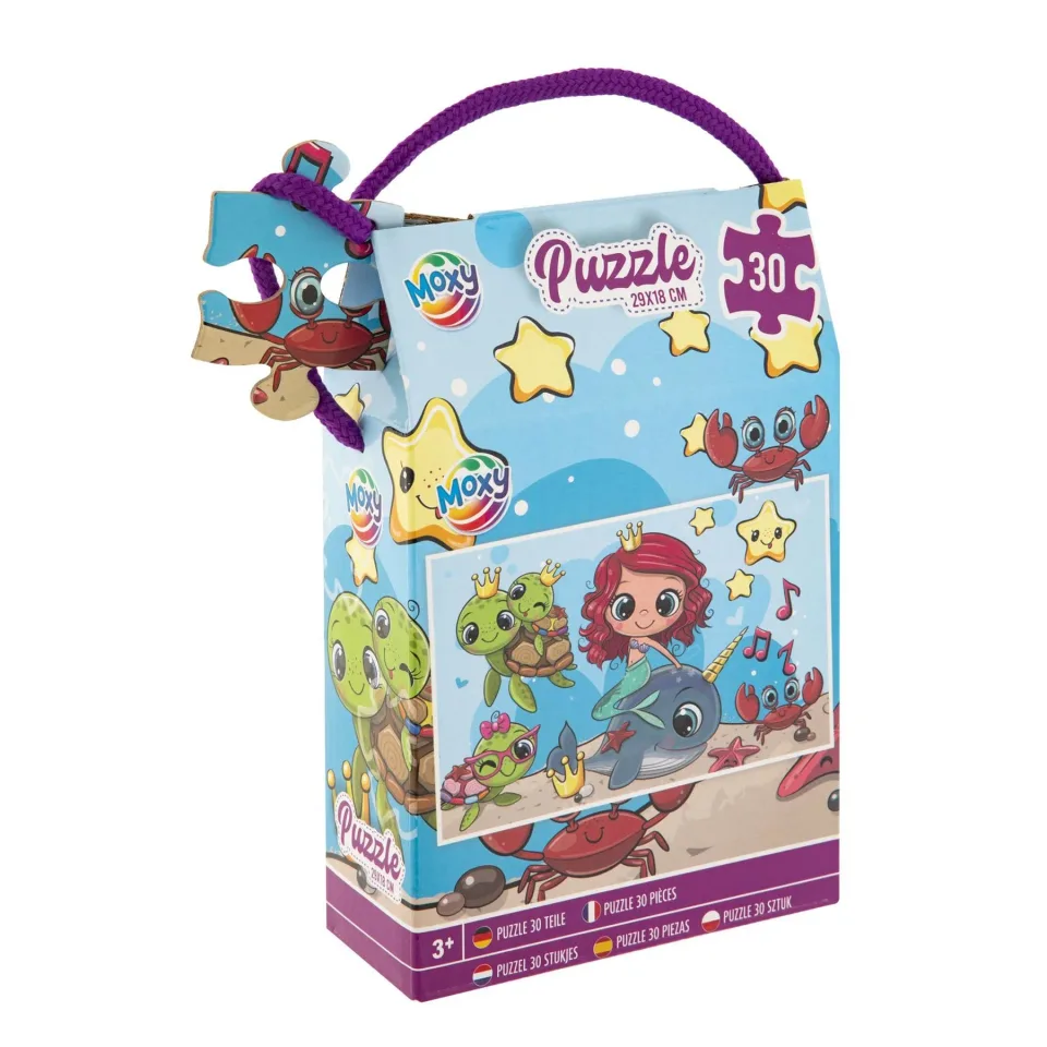 Puzzle Moxy Sirenă, 30 buc., 29 x 18 cm