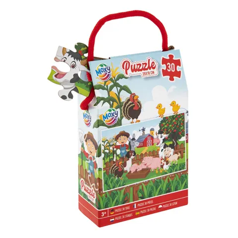 Moxy Puzzle Fermă, 30 buc., 29 x 18 cm