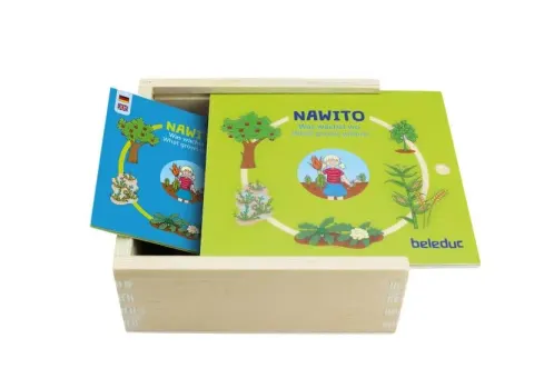 Beleduc Puzzle Ce crește unde, din lemn