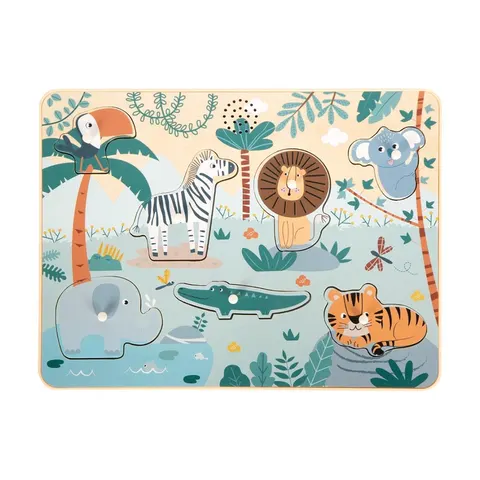 Puzzle Small Foot Safari, muzical