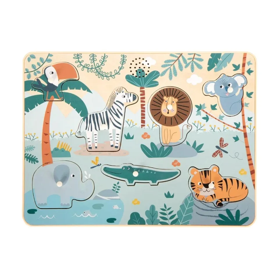 Puzzle Small Foot Safari, muzical