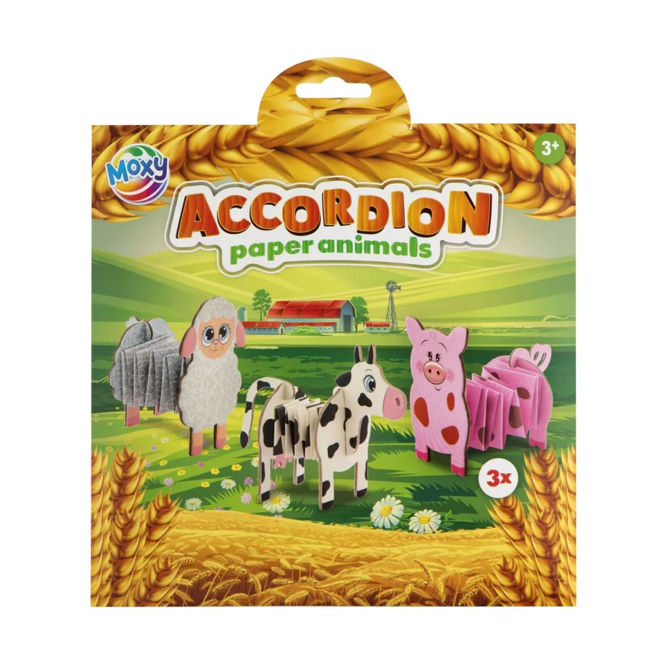 Moxy Set pentru creat animale de fermă din hârtie