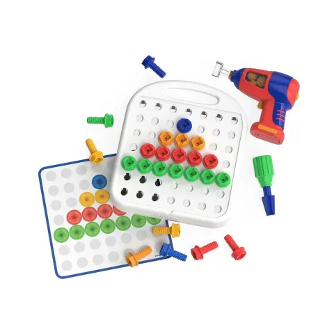 Set de găurit Learning Resources, cu modele și forme
