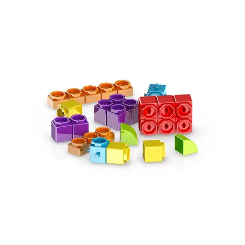 Set de construcție Engino Baby Qboidz - Primii pași, mediu