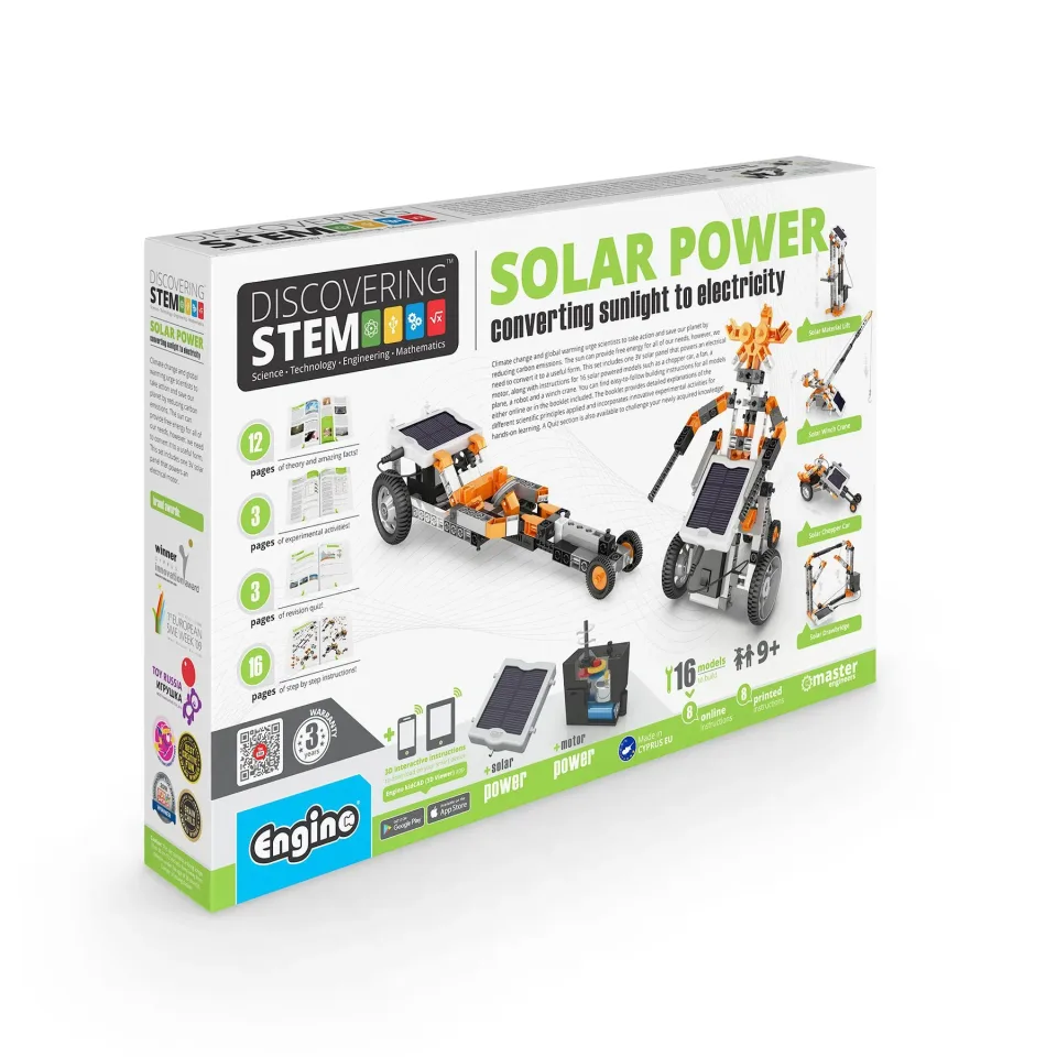 Engino Descoperind STEM – Energie Solară, V1, EN