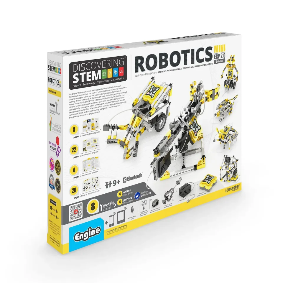 Set de construcție Engino Discovering ERP Mini - Robotică, V1, EN