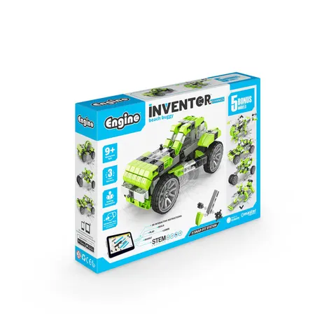 Set de construcție Engino Inventor Mechanics - Beach Buggy, 5 în 1