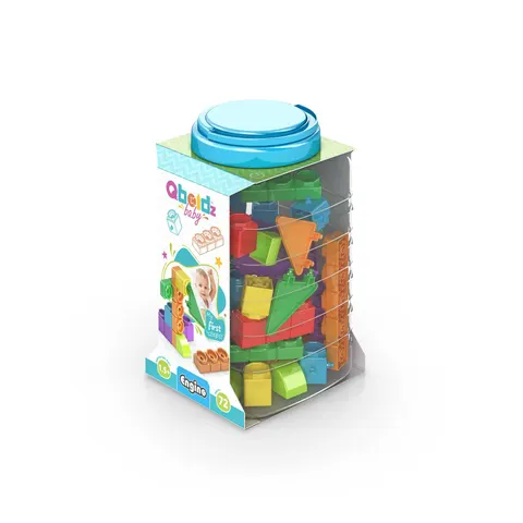 Set de construcție Engino Baby Qboidz - Primii pași, mare