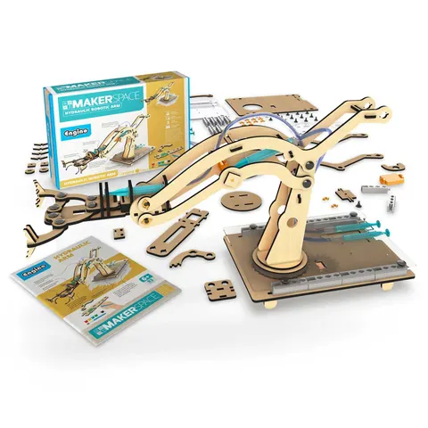 Constructor Engino Makerspace DIY – Braț robotic hidraulic
