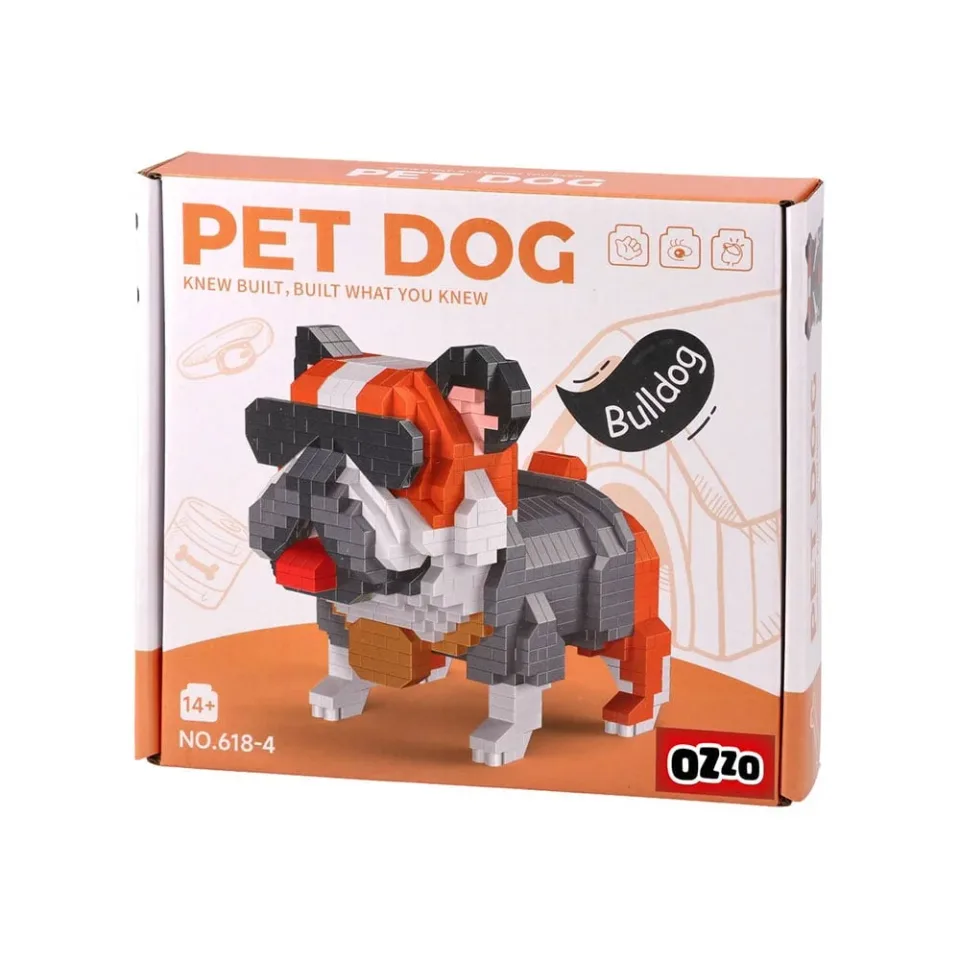 Set de construcție Ozzo Bulldog, 72 buc.
