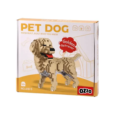 Set de construcție Ozzo Golden Retriever, 72 buc.