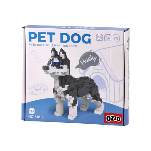 Set de construcție Ozzo Husky, 72 buc.