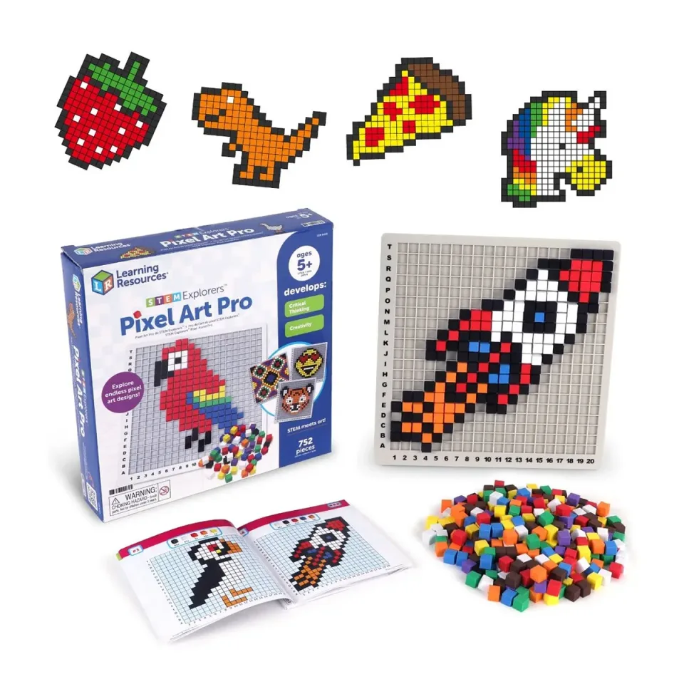 Learning Resources Pixel mozaic, cu 28 de provocări
