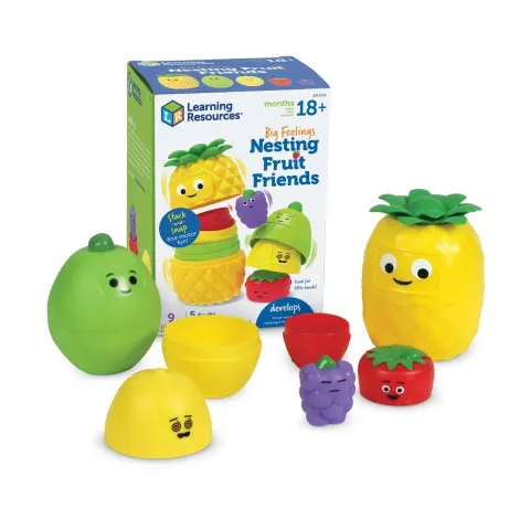 Joc de potrivire Learning Resources, fructe și emoții