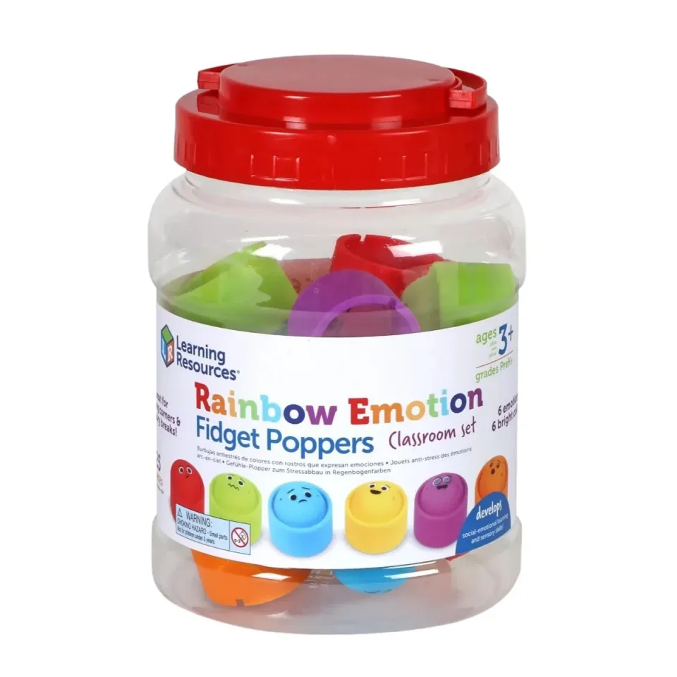 Set Learning Resources Pop-It - Emoții, 24 buc.