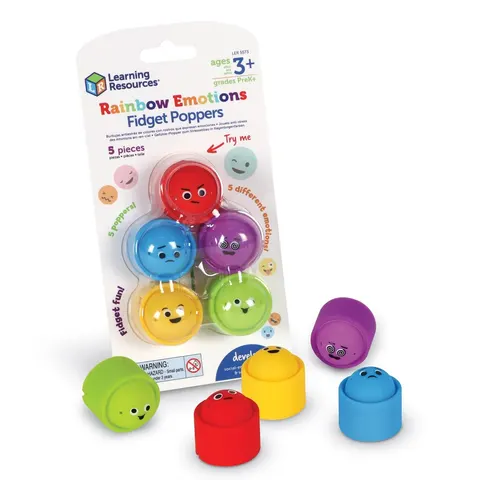 Set Learning Resources Pop-It - Emoții, 5 buc.