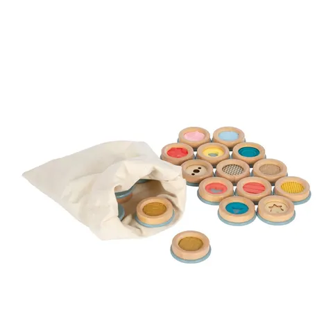 Joc de memorie Small Foot, cu texturi