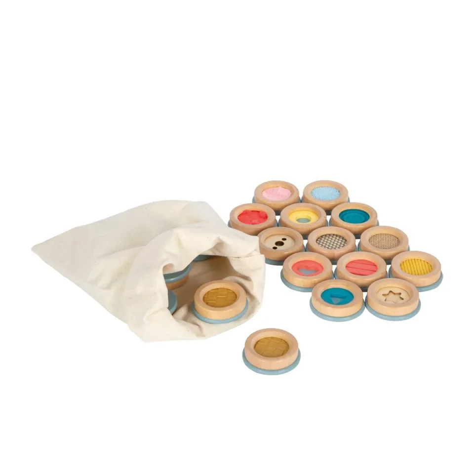Joc de memorie Small Foot, cu texturi