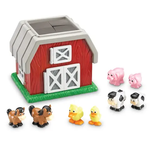 Learning Resources Grajd cu animale de fermă, joc senzorial