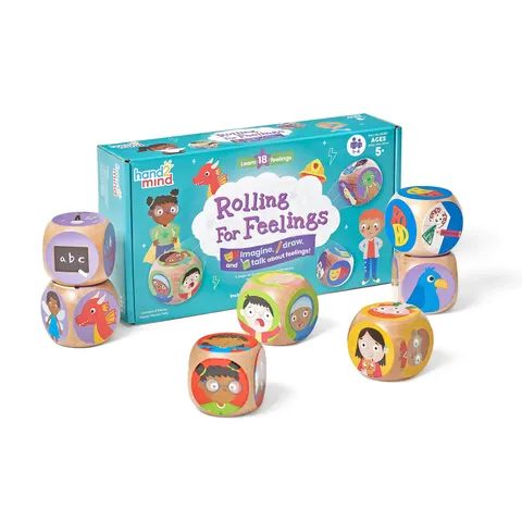 Learning Resources Zaruri din lemn cu emoții, 7 buc.