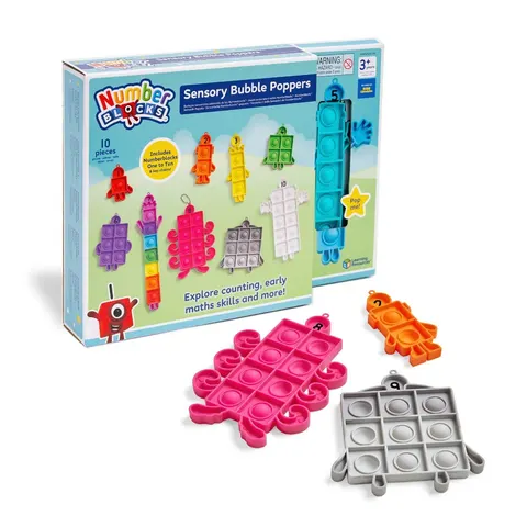 Set Learning Resources Pop-it Numberblocks, 10 buc.