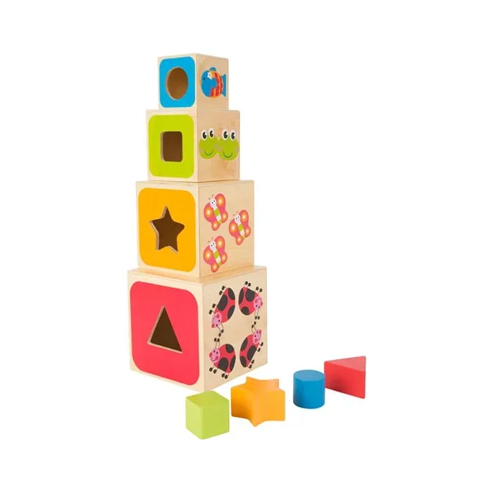 Small Foot cuburi ABC, de stivuit