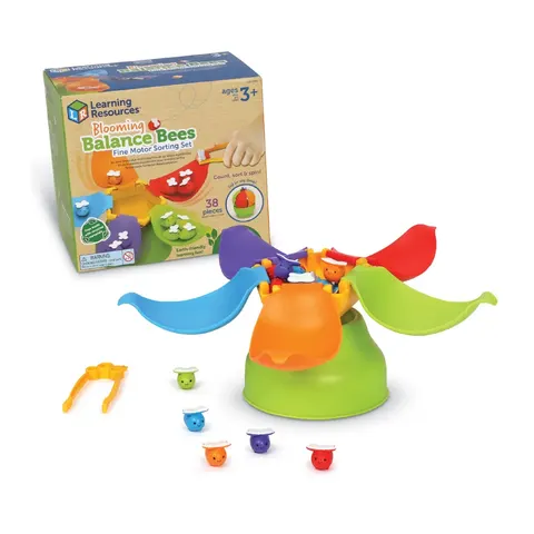 Set de sortare și echilibru Learning Resources Floare cu albine