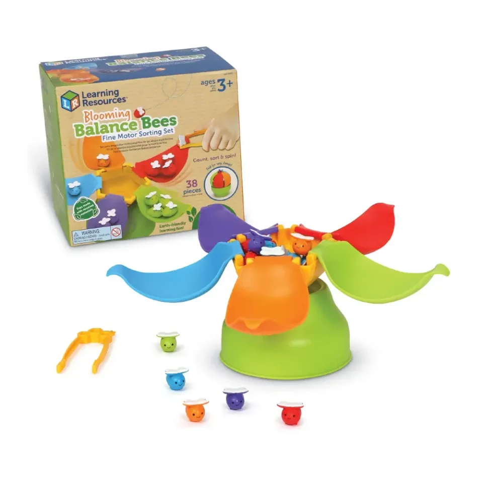 Set de sortare și echilibru Learning Resources Floare cu albine