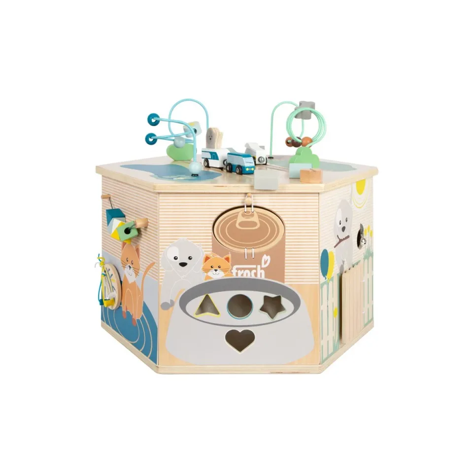 Cub Small Foot, didactic, cu animale de companie, XXL, 57 x 50 x 43 cm