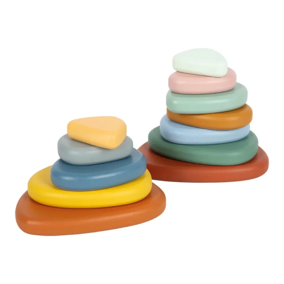 Set de echilibru Small Foot Pietre de Râu, 12 bucăți