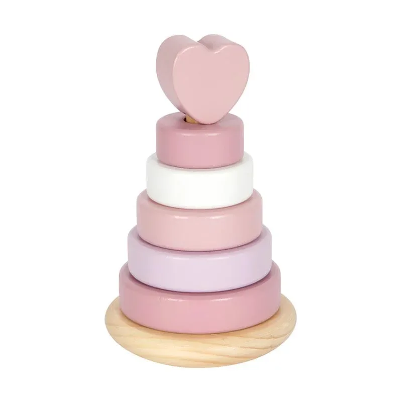 Turn de stivuire Small Foot, roz pastel