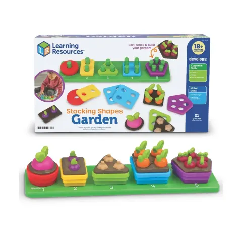 Puzzle de formare a formelor Learning Resources Grădină
