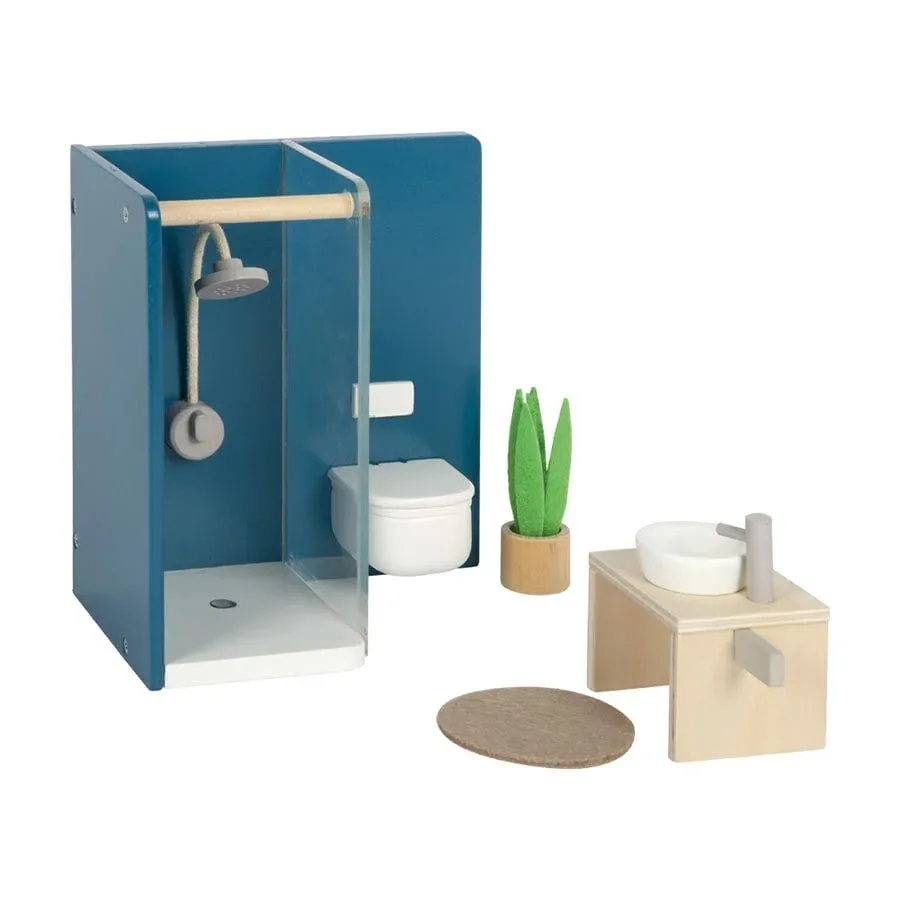 Mobilier pentru casă de păpuși Small Foot, baie