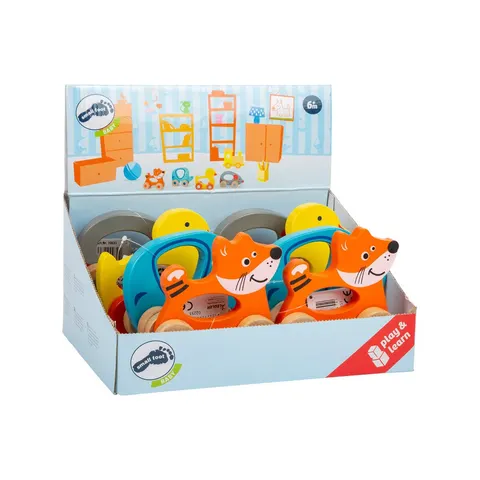 Display Small Foot cu jucării împingătoare pentru bebeluși, 8 buc.