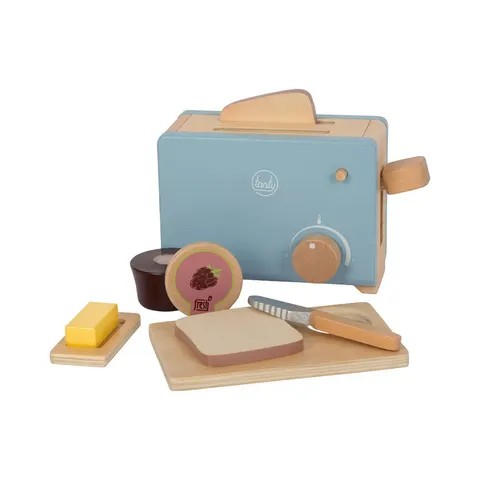 Small Foot Prăjitor de pâine Tasty, cu accesorii, lemn