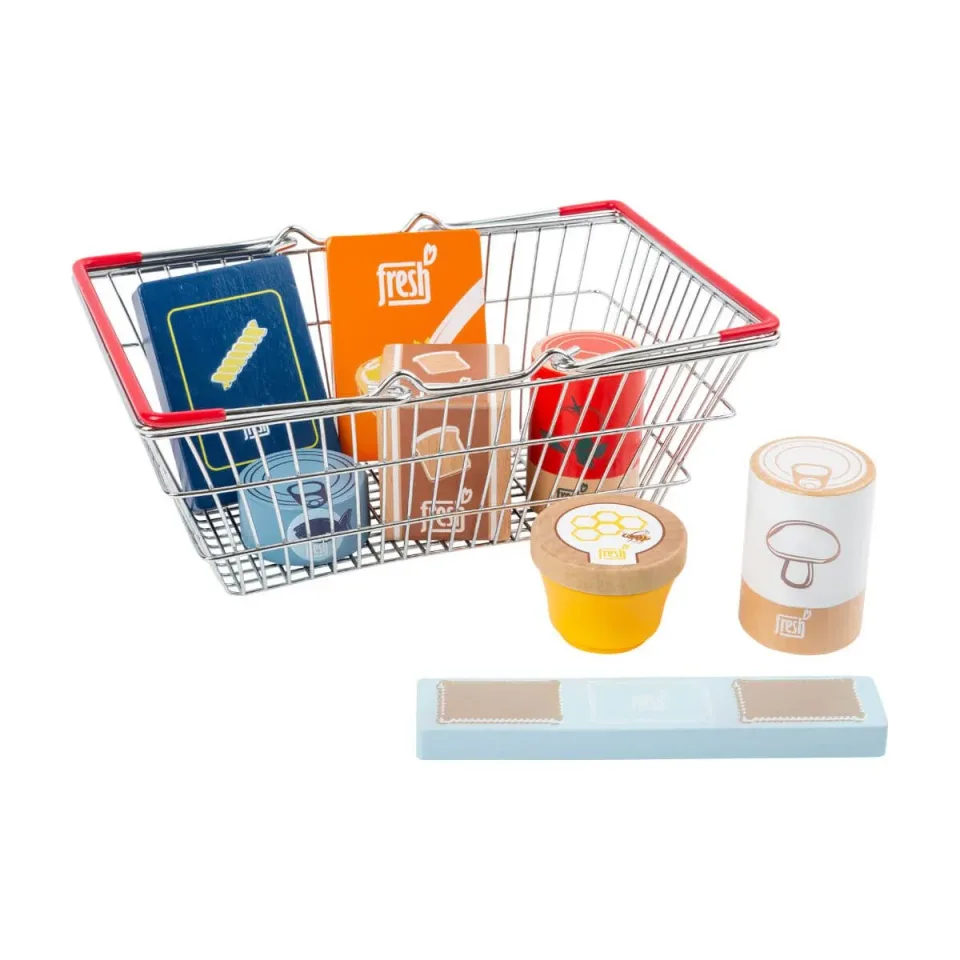 Coș de cumpărături mic Fresh, cu alimente