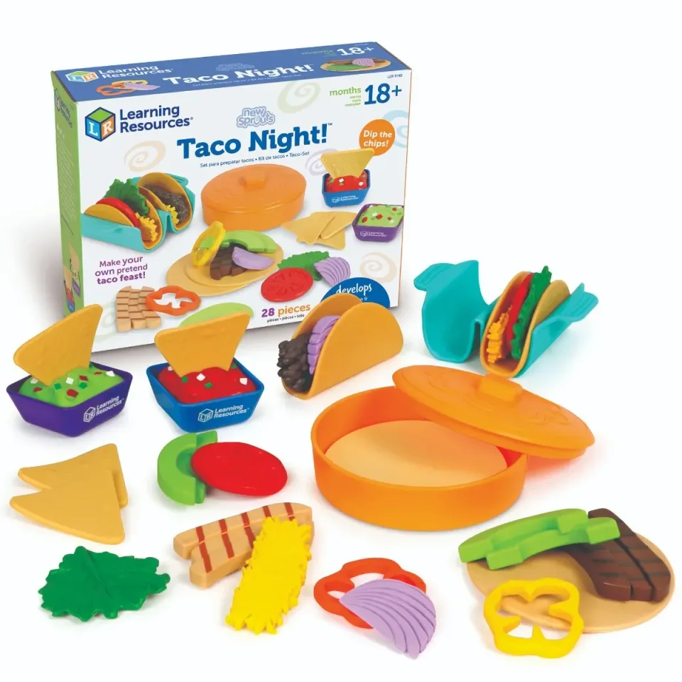 Set Learning Resources Taco, pentru copii, 28 piese