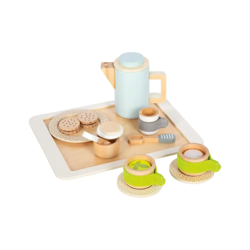 Set ceai și cafea Small Foot, cu tavă