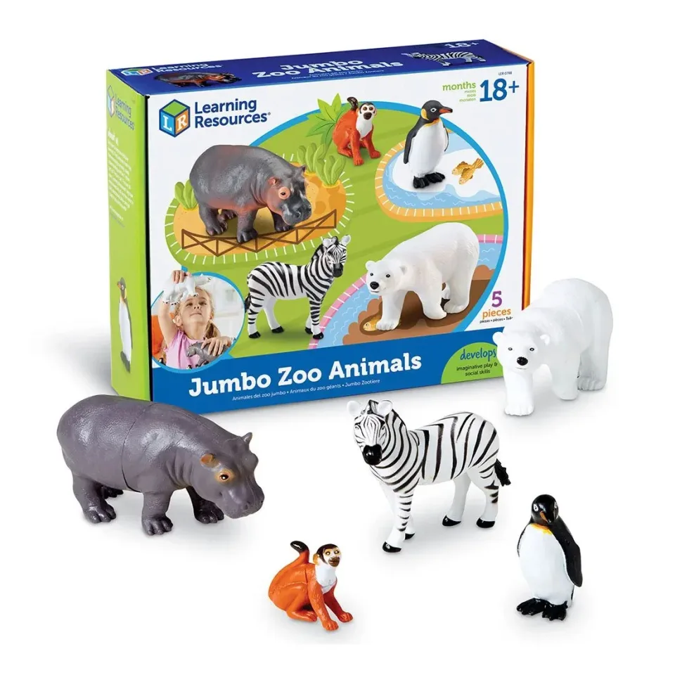 Animale din zoo Learning Resources, jumbo