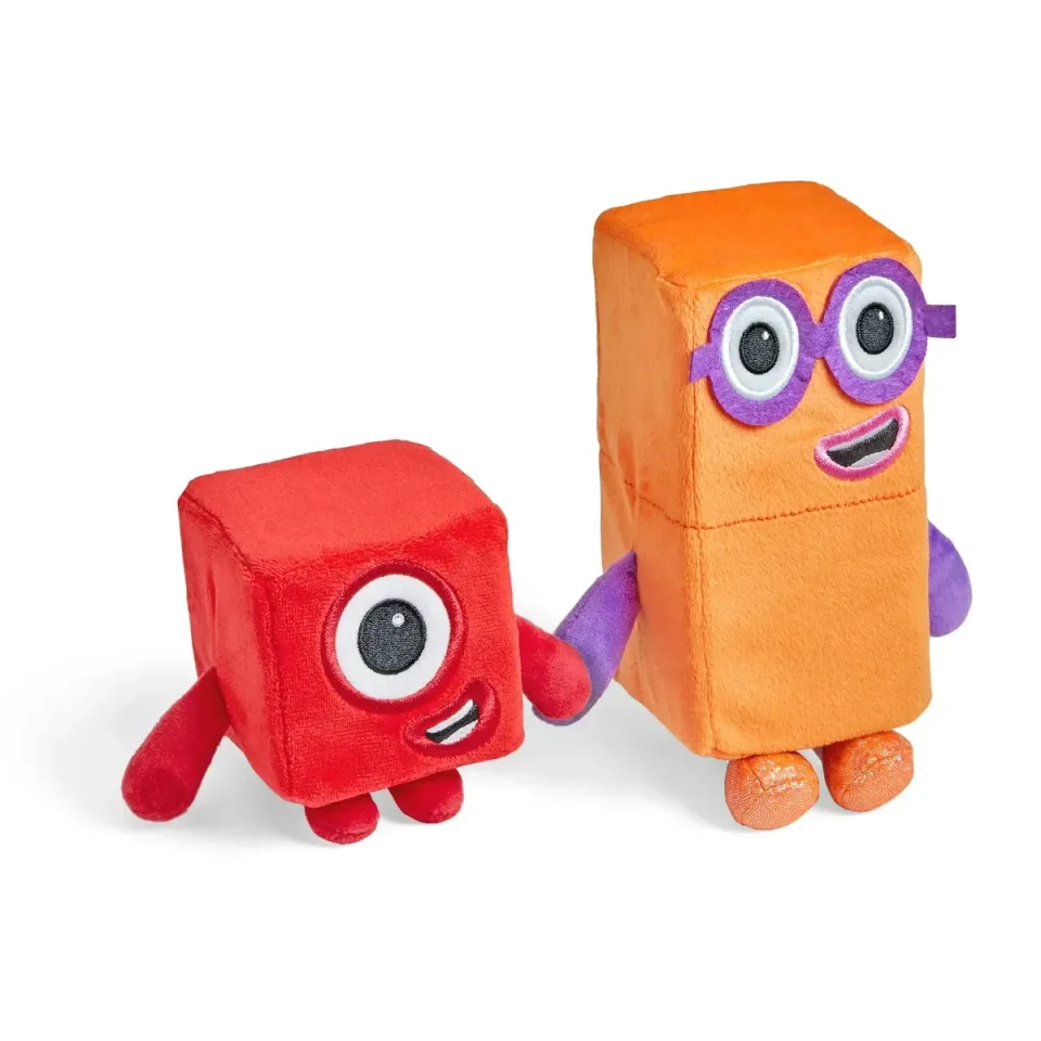 Jucărie de pluș Learning Resources Numberblocks Unu și Doi, 2 buc.
