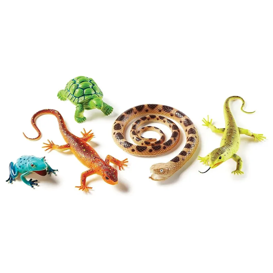 Set Learning Resources Reptile și Amfibieni, 5 buc.