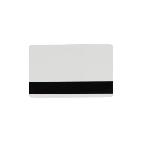 Cartela Hico, PVC, cu bandă magnetică, 54 x 86 mm, albă, personalizabilă