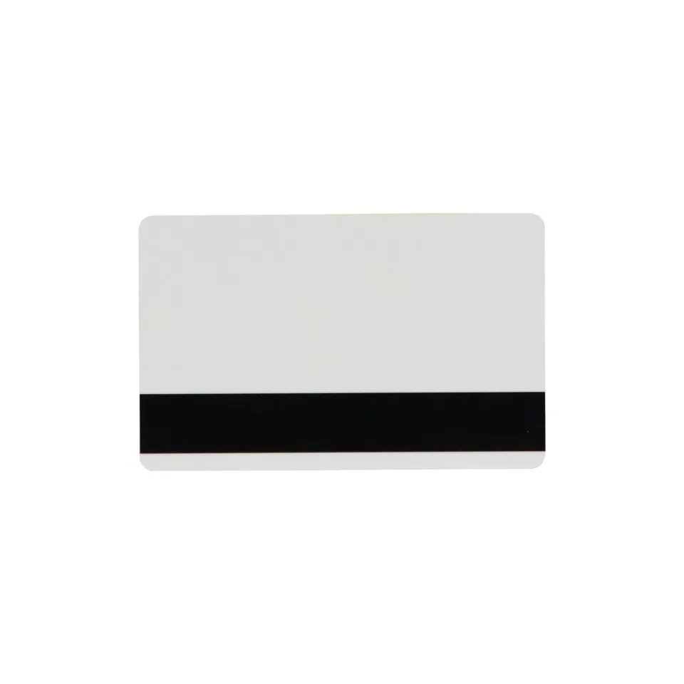 Cartela Hico, PVC, cu bandă magnetică, 54 x 86 mm, albă, personalizabilă