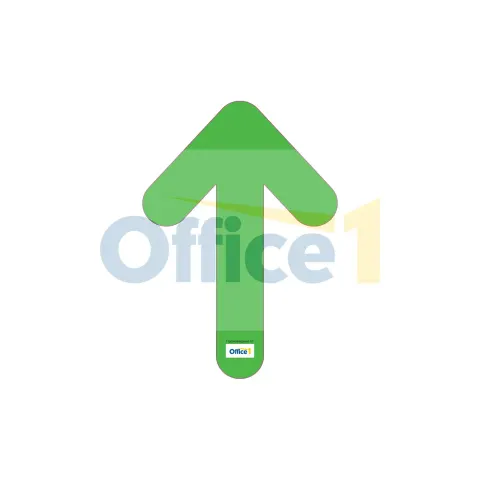 Abțibild perete Săgeată, PVC, verde, A4