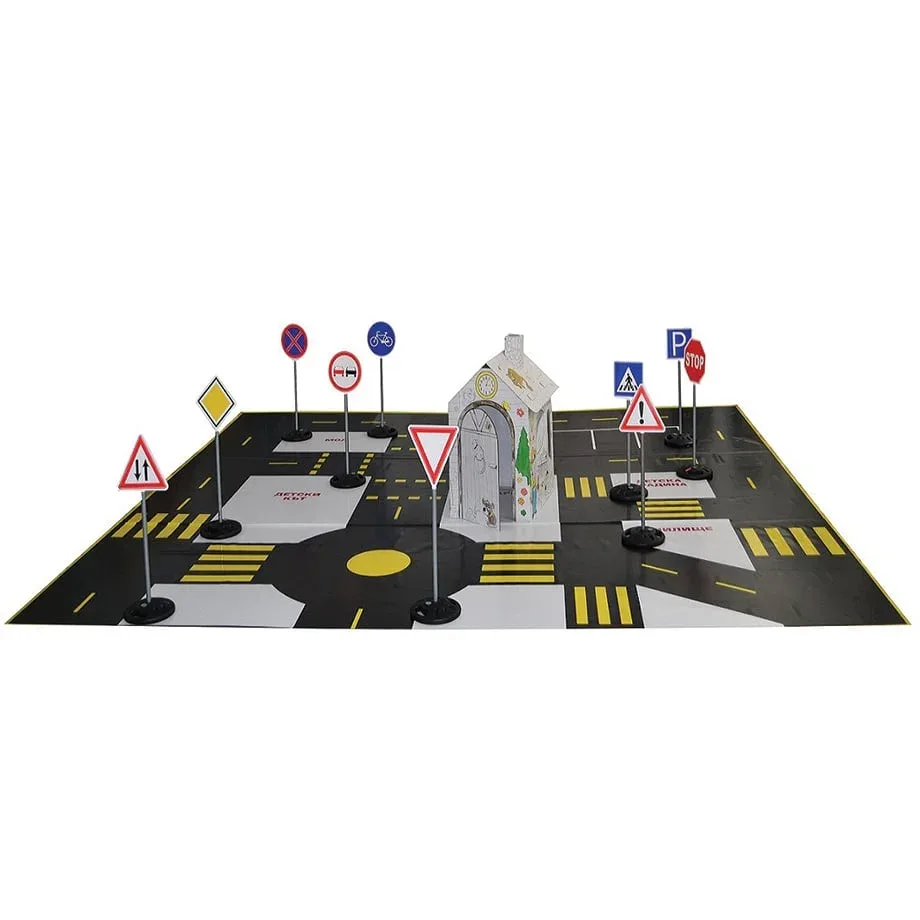 Teren de joacă mobil pentru siguranța traficului - Mare